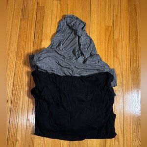 Sweet Juniors Thin Hoodies | Medium | Black & Gray